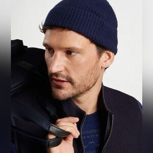 Men's Knit Beanies - Red and Navy